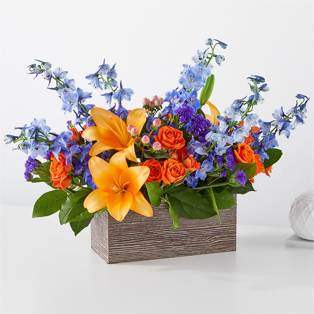 Radiant Citrus Box Bouquet – Nextdayflowers.net, Tontitown AR