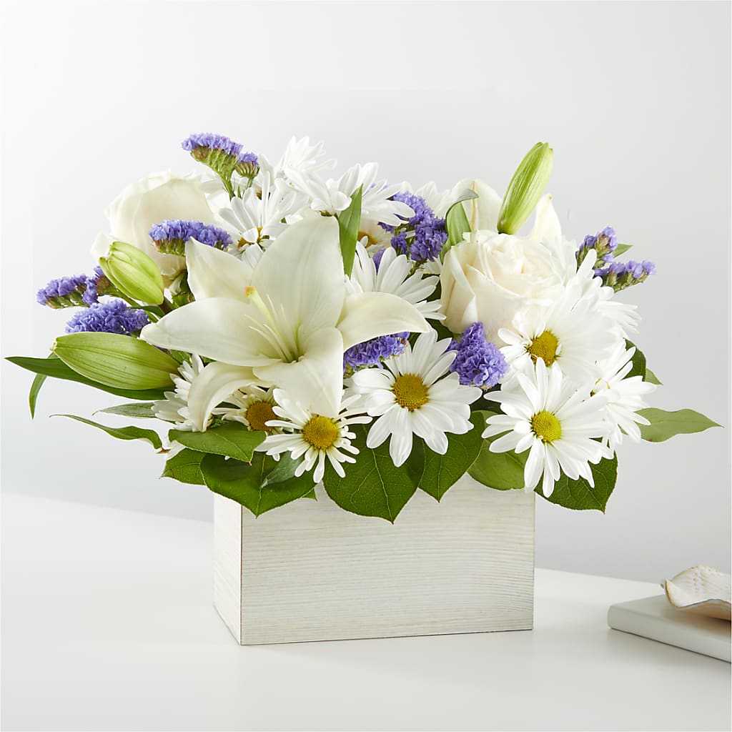 Beyond Blue Box Bouquet – Nextdayflowers.net, Tontitown AR