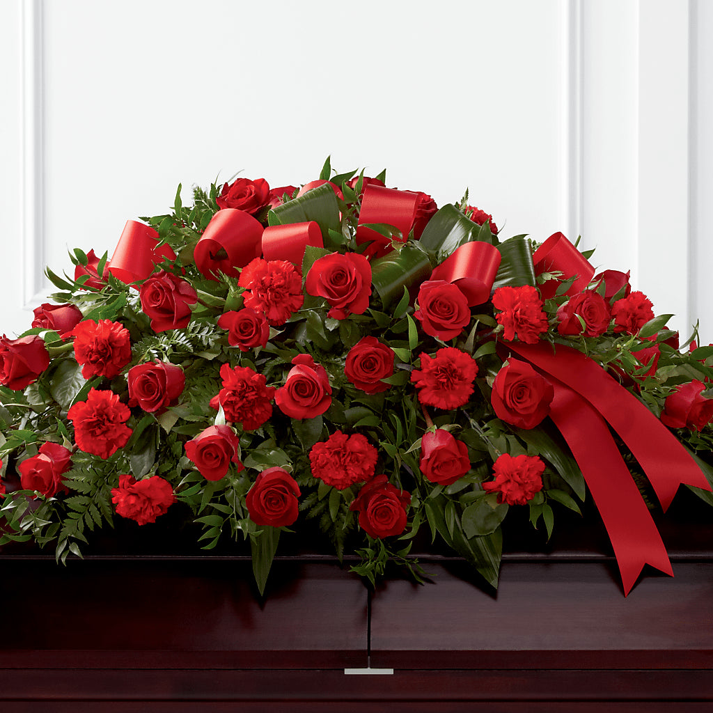 Tribute of Life Casket Spray – Nextdayflowers.net, Tontitown AR