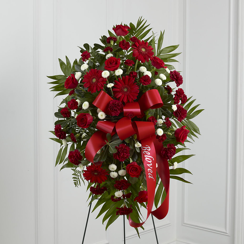 Treasured Memories Standing Spray – Nextdayflowers.net, Tontitown AR