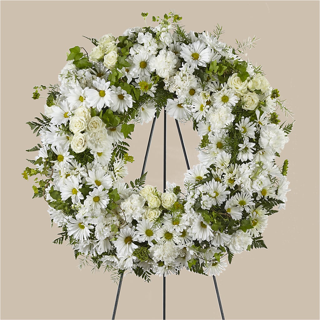 Faithful Wishes Wreath – Nextdayflowers.net, Tontitown AR