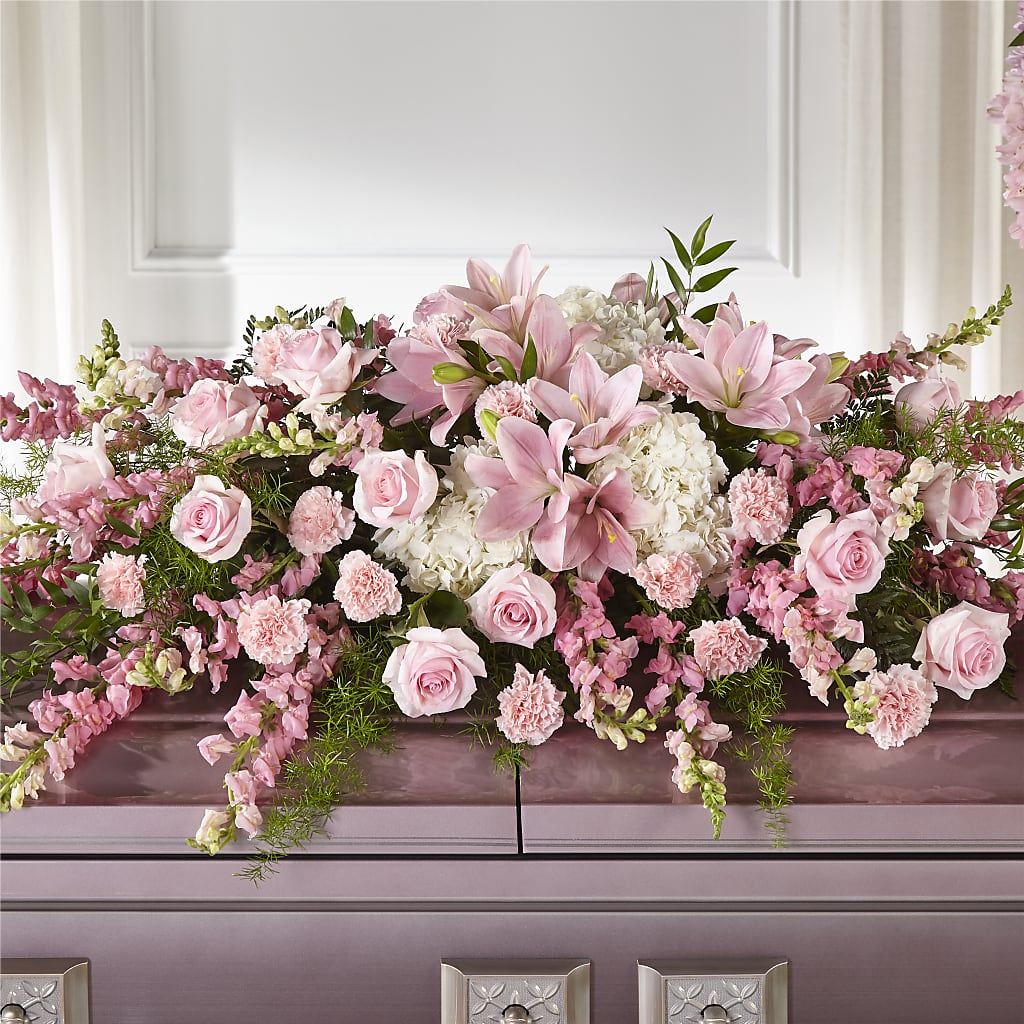 Life & Remembrance Casket Spray – Nextdayflowers.net, Tontitown AR