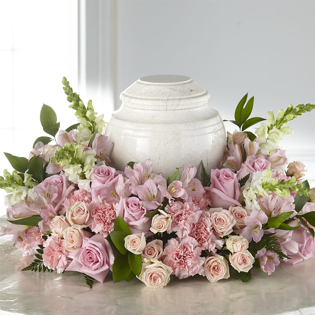 Blooms of Hope Cremation Adornment – Nextdayflowers.net, Tontitown AR