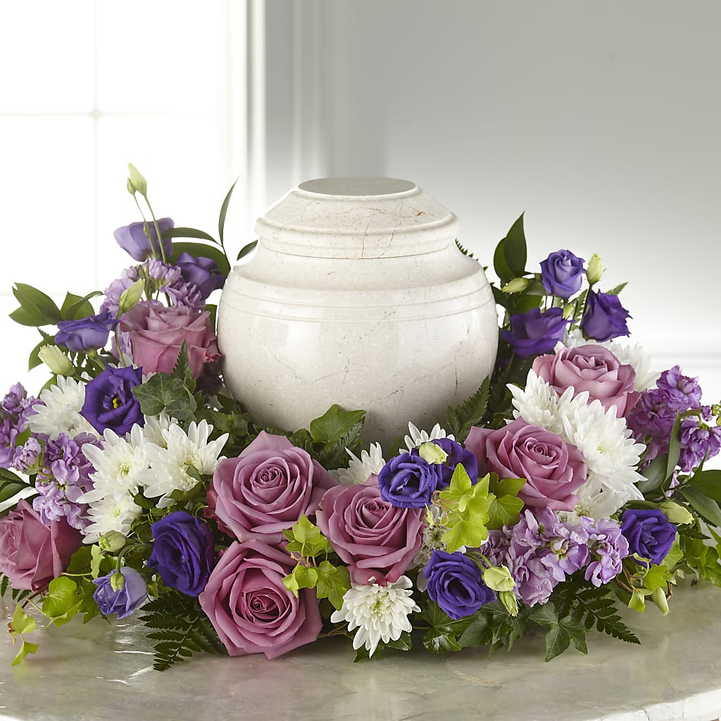 Blooming Sympathy Cremation Adornment – Nextdayflowers.net, Tontitown AR