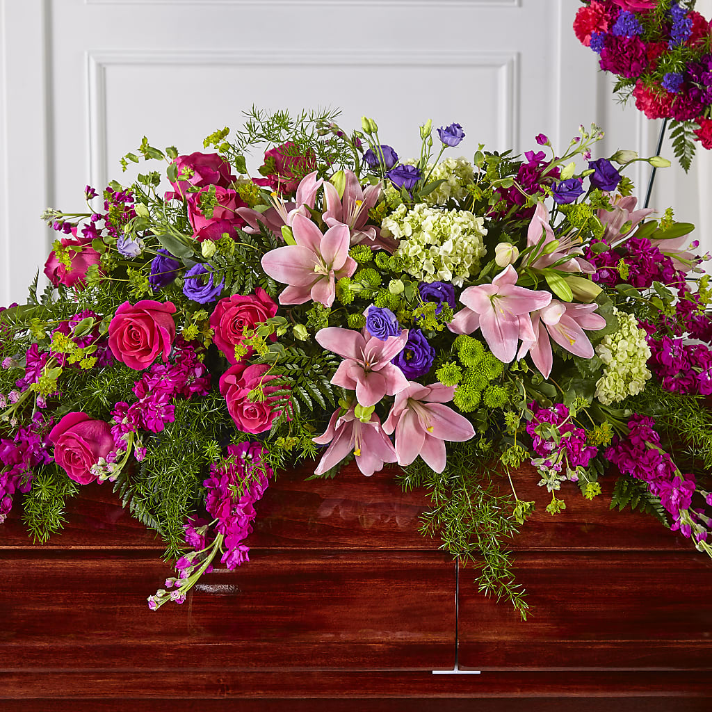 Radiant Tribute Casket Spray – Nextdayflowers.net, Tontitown AR