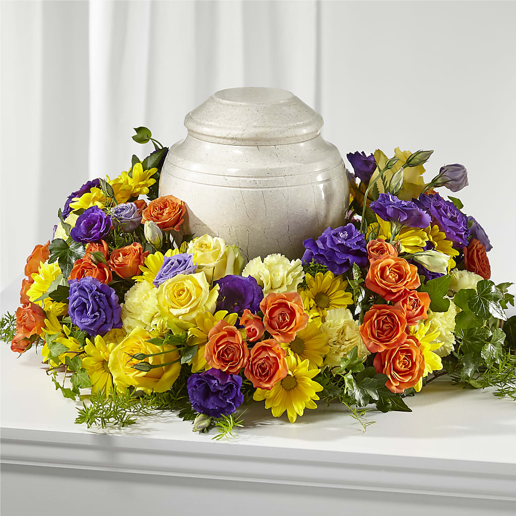 Blossoms of Remembrance Cremation Adornment – Nextdayflowers.net, Tontitown AR