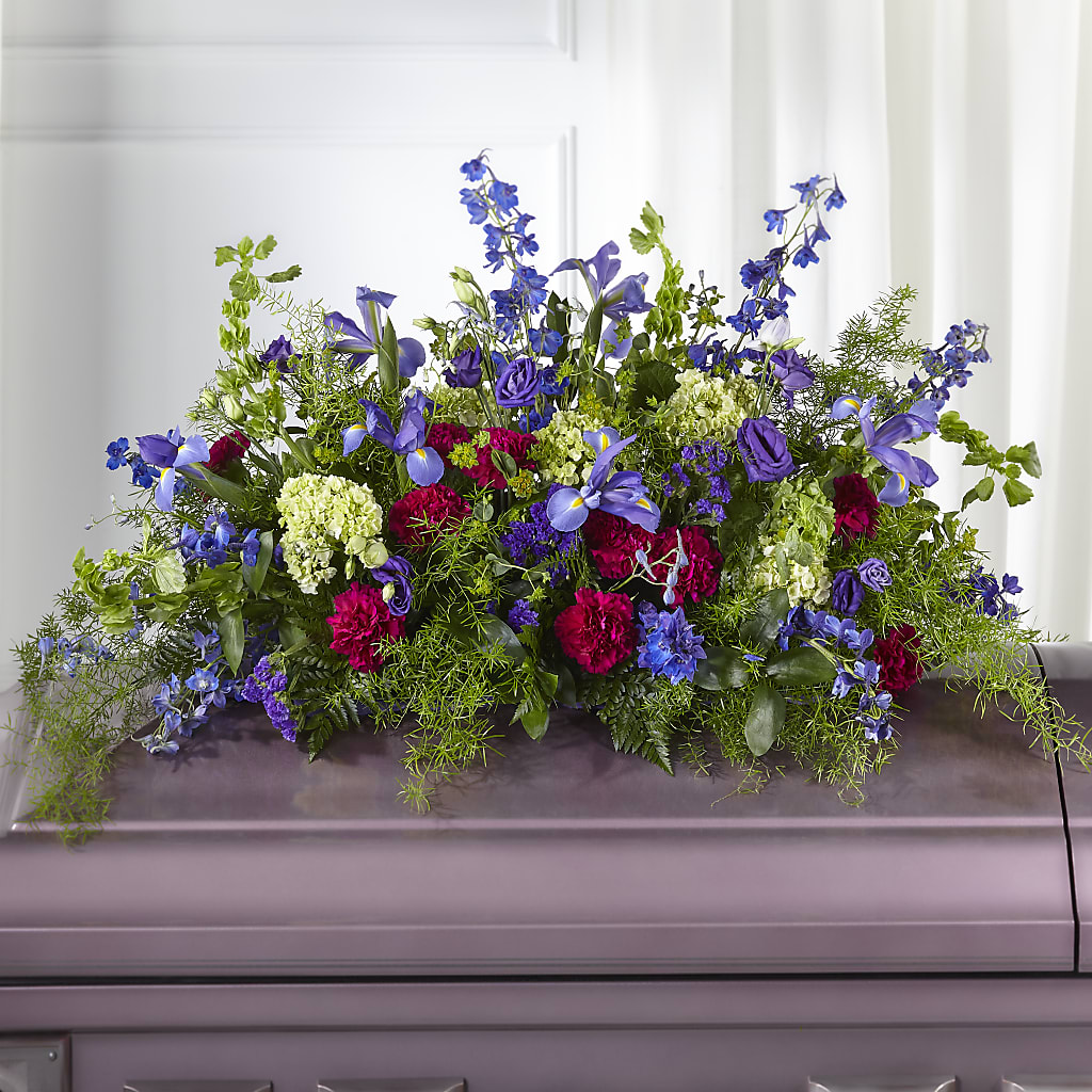Always Treasured Casket Spray – Nextdayflowers.net, Tontitown AR