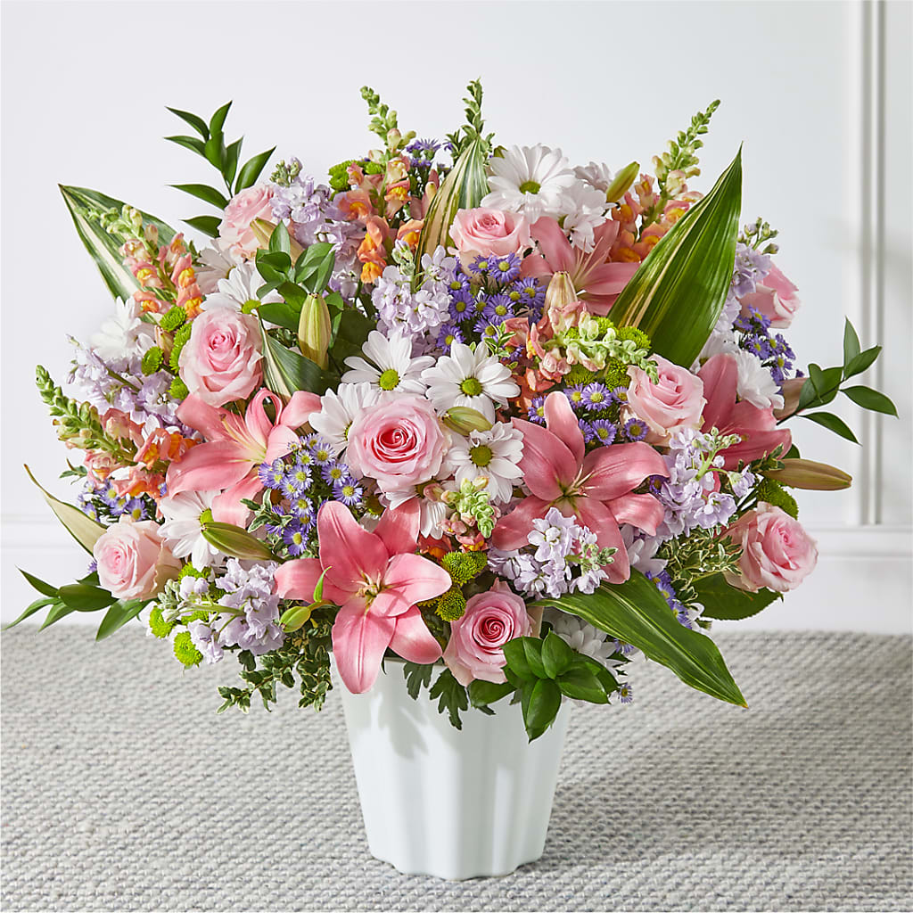 Abundant Compassion Floor Basket – Nextdayflowers.net, Tontitown AR