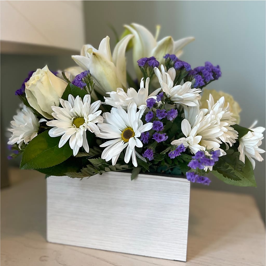 Beyond Blue Box Bouquet –  Nextdayflowers.net, Tontitown AR