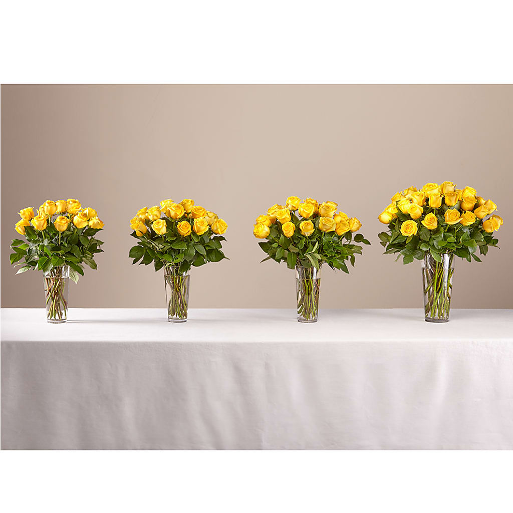 Long Stem Yellow Rose Bouquet –  Nextdayflowers.net, Tontitown AR