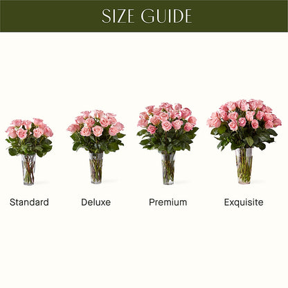 Long Stem Pink Rose Bouquet –  Nextdayflowers.net, Tontitown AR