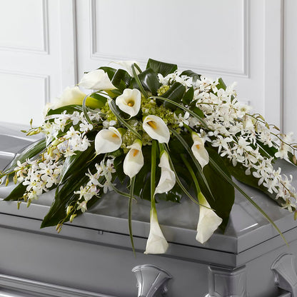 Angel Wings Casket Spray –  Nextdayflowers.net, Tontitown AR