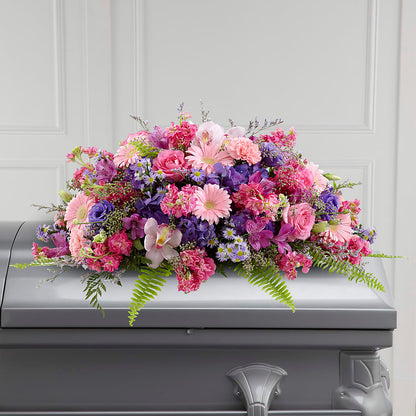 Glorious Garden Casket Spray –  Nextdayflowers.net, Tontitown AR