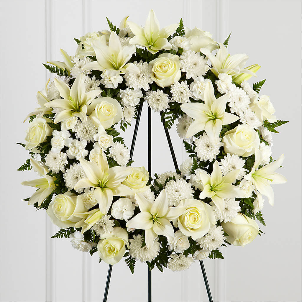 Treasured Tribute Wreath –  Nextdayflowers.net, Tontitown AR