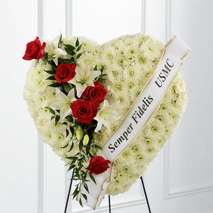 Heartfelt Hero Standing Heart –  Nextdayflowers.net, Tontitown AR