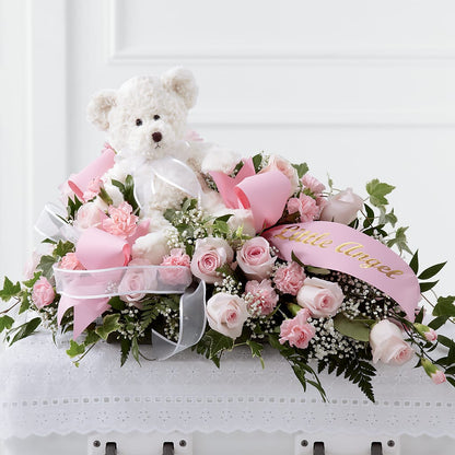 Touch of Sympathy Casket Spray –  Nextdayflowers.net, Tontitown AR