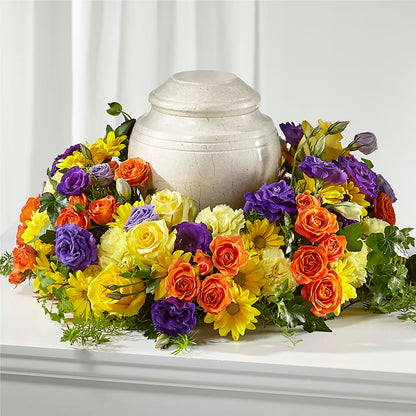 Blossoms of Remembrance Cremation Adornment –  Nextdayflowers.net, Tontitown AR