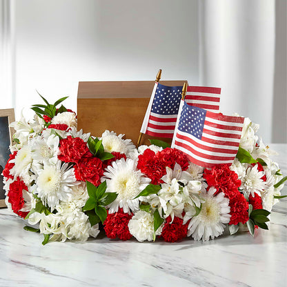 Spirit of Patriotism Cremation Adornment –  Nextdayflowers.net, Tontitown AR