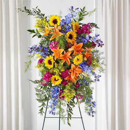 Sunlit Memories Standing Spray (Standard) –  Nextdayflowers.net, Tontitown AR