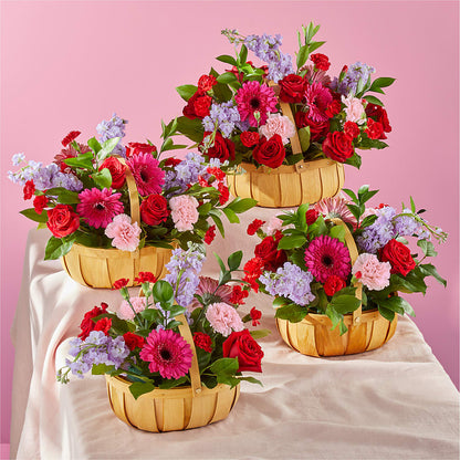Pink Picnic Basket –  Nextdayflowers.net, Tontitown AR