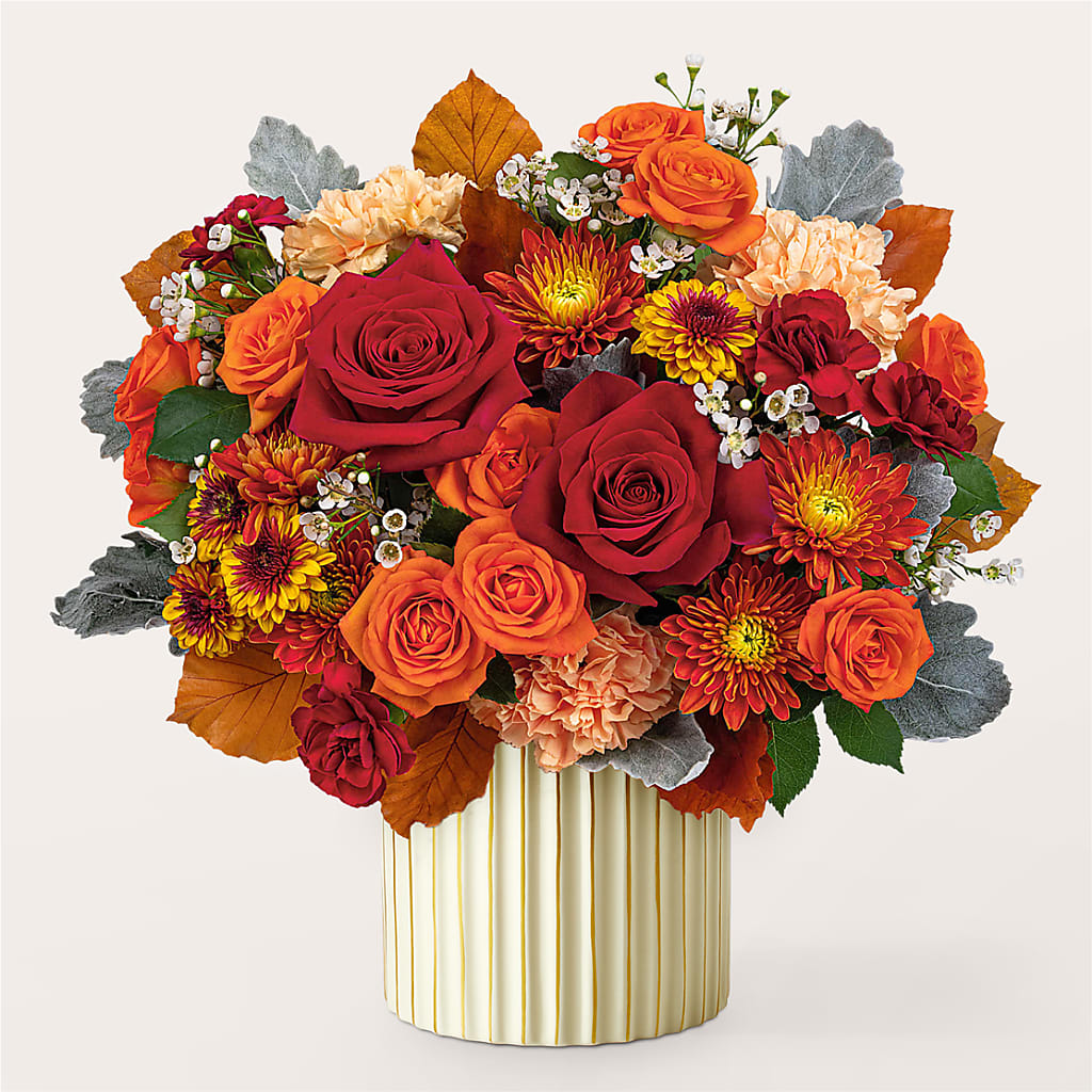 Merlot Bouquet with Ivory Vase –  Nextdayflowers.net, Tontitown AR
