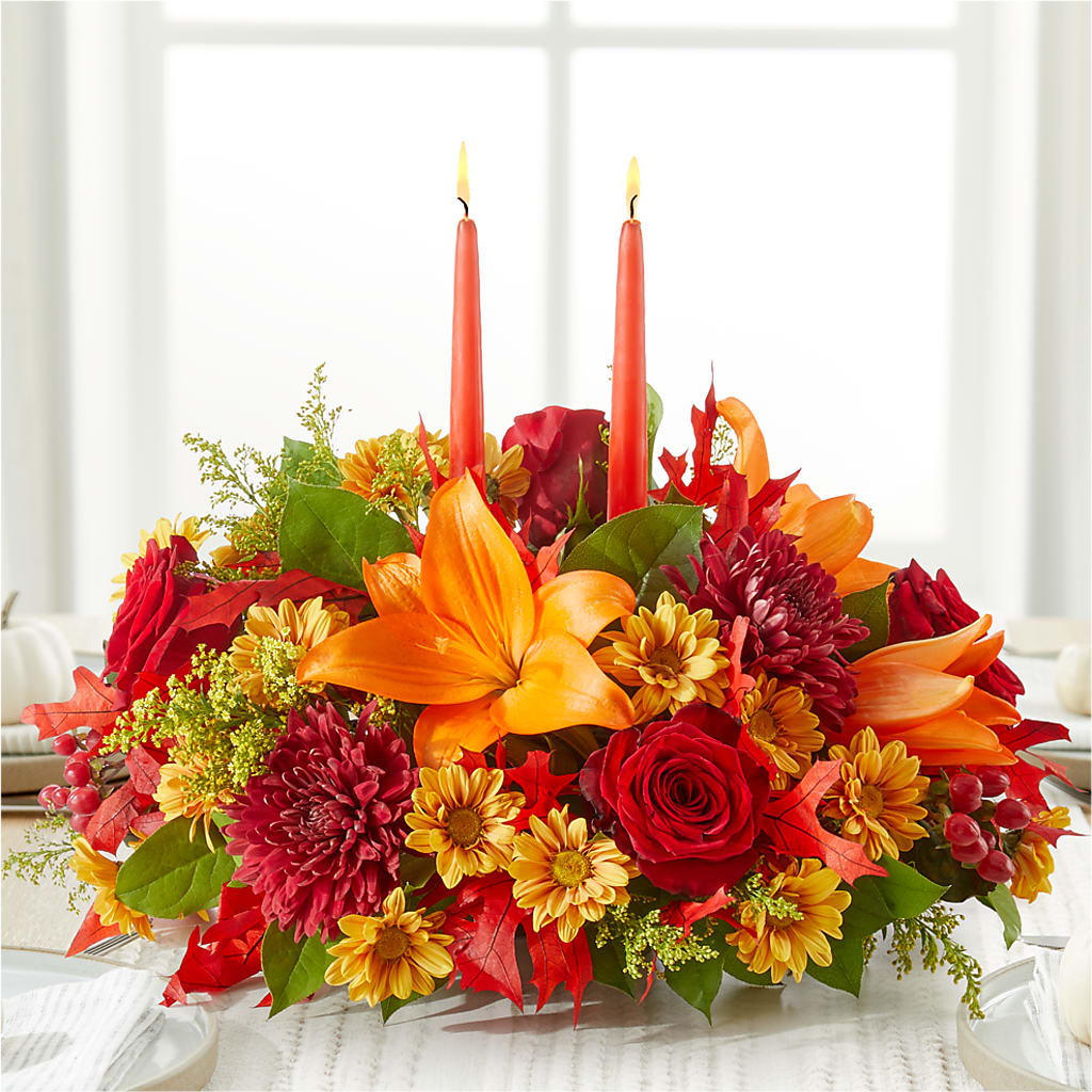 Autumn's Embrace Centerpiece –  Nextdayflowers.net, Tontitown AR