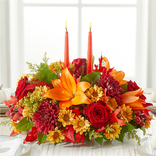 Autumn's Embrace Centerpiece –  Nextdayflowers.net, Tontitown AR