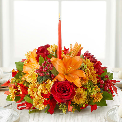 Autumn's Embrace Centerpiece –  Nextdayflowers.net, Tontitown AR